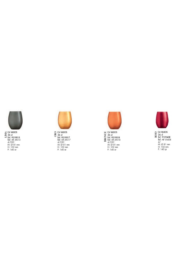 Vasos Primarific de colores